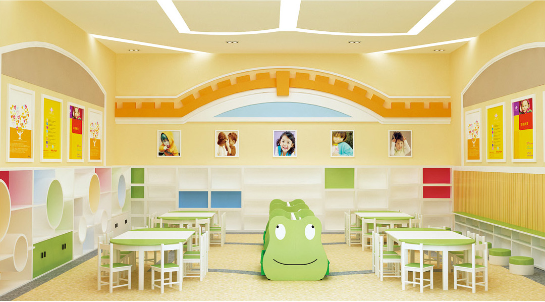 中国田园风系列-幼儿园阅读室装修效果
