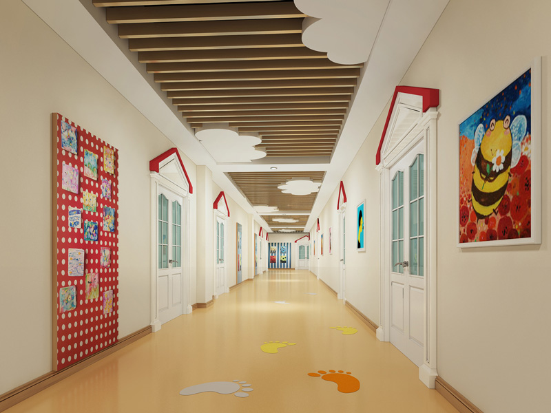 幼儿园装修设计：让墙面成为会说话的“老师”