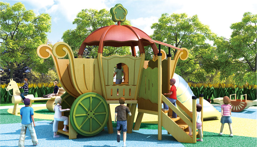南瓜车滑梯 可定制儿童乐园幼儿园游乐玩耍设备