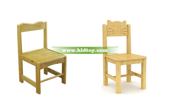原木造型椅HG-3905 幼儿园大班小班中班课桌椅