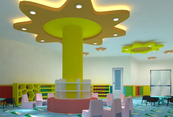 幼儿园空间装饰设计一定要和谐融洽